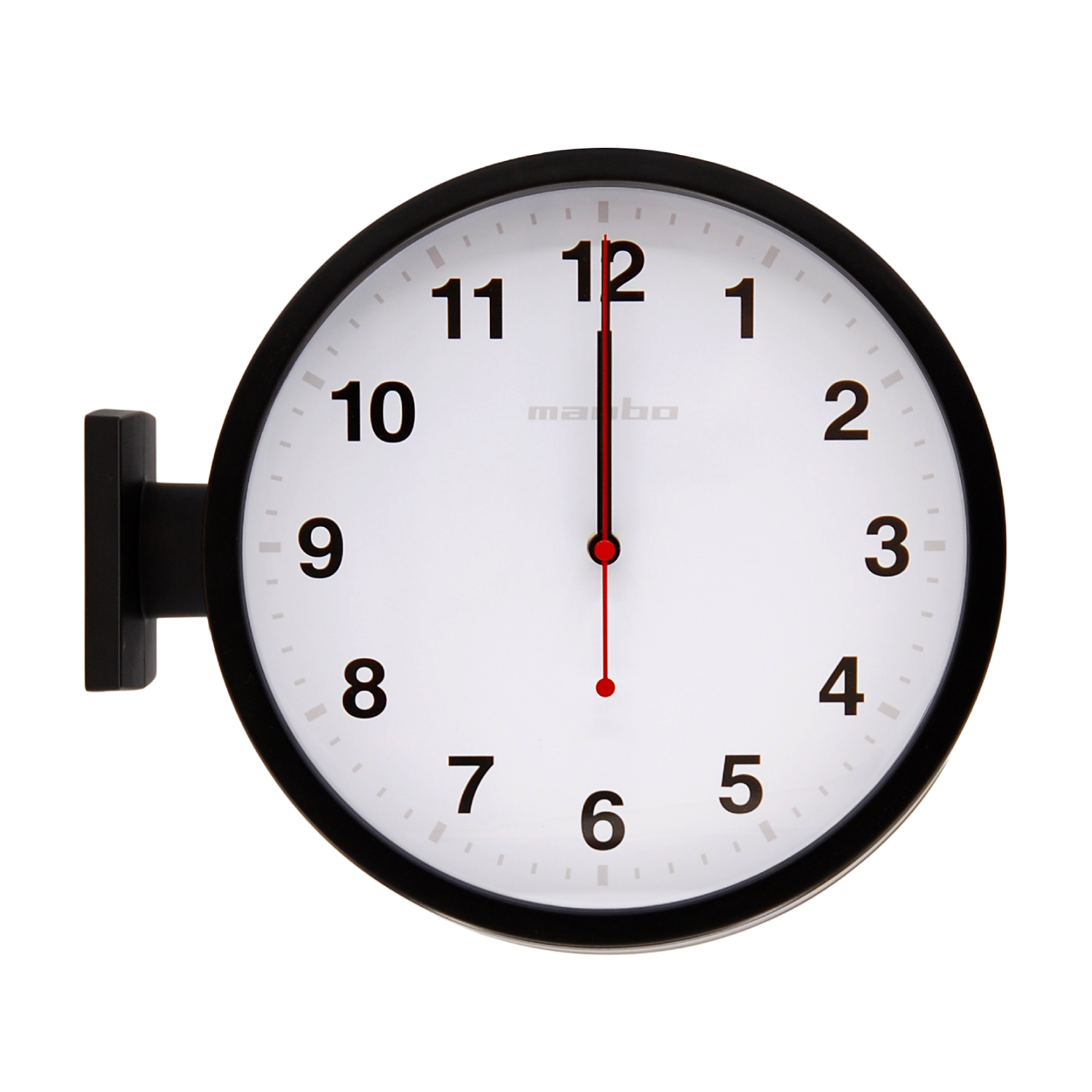 MANBO-SB 両面電波壁掛け時計